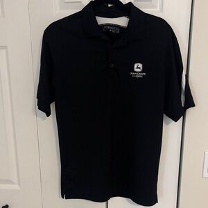 John Deere Classic Men's Polo in Black
